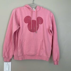 H&M Mickey Mouse pink hoodie. Size xs